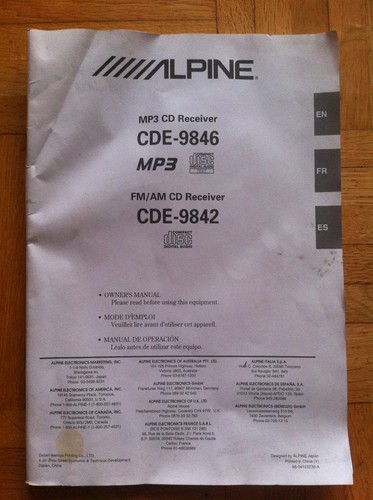 Alpine mp3 receiver - mp3,