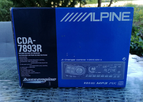 Alpine cda 7893r autoradio mp3 - alpine,
