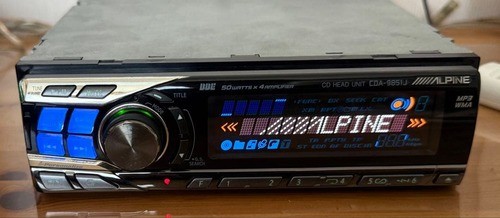 Alpine cda 9851j lettore - alpine, cd