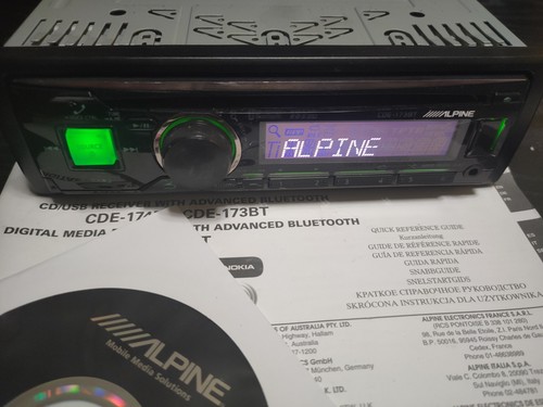 Autoradio alpine cde 173 - cde, cd